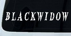 Blackwidow Car or Truck Window Decal Sticker