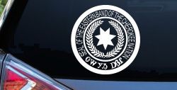 Seal of the Eastern Band of The Cherokee Nation Native American Indian Car or Truck Window Decal Sticker