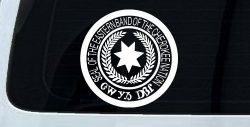 Seal of the Eastern Band of The Cherokee Nation Native American Indian Car or Truck Window Decal Sticker