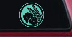 Bacon and Eggs Business Window Lettering Sign Car or Truck Window Vinyl Decal Sticker (Mint)