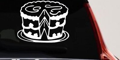 Cake Business Window Lettering Sign Car or Truck Window Vinyl Decal Sticker
