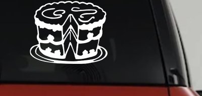 Cake Business Window Lettering Sign Car or Truck Window Vinyl Decal Sticker