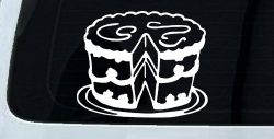 Cake Business Window Lettering Sign Car or Truck Window Decal Sticker
