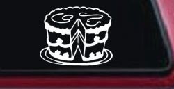 Cake Business Window Lettering Sign Car or Truck Window Decal Sticker