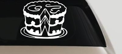 Cake Business Window Lettering Sign Car or Truck Window Vinyl Decal Sticker