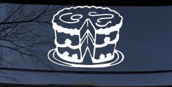 Cake Business Window Lettering Sign Car or Truck Window Decal Sticker