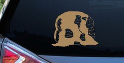 Biscuit and Gravy Business Window Lettering Sign Car or Truck Window Decal Sticker (Light Brown)