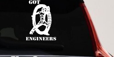 Got Engineers Car or Truck Window Vinyl Decal Sticker