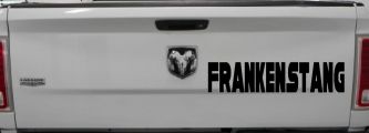 Frankenstang Car or Truck Window Decal Sticker (Black)