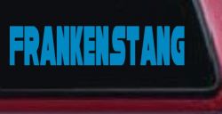 Frankenstang Car or Truck Window Vinyl Decal Sticker (Blue)