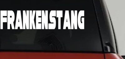 Frankenstang Car or Truck Window Vinyl Decal Sticker