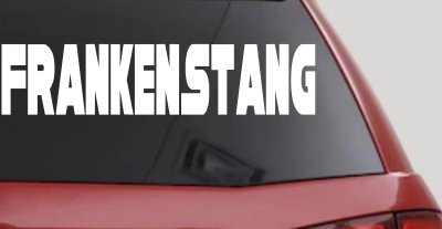Frankenstang Car or Truck Window Vinyl Decal Sticker