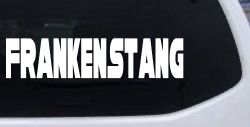 Frankenstang Car or Truck Window Decal Sticker
