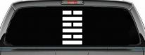 Snake Eyes GI Joe Car or Truck Window Decal Sticker