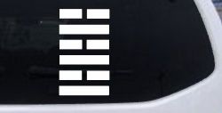 Snake Eyes GI Joe Car or Truck Window Decal Sticker