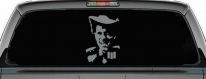 Hank III With Cigarette Car or Truck Window Decal Sticker (Telegrey)