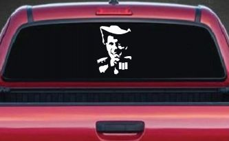 Hank III With Cigarette Car or Truck Window Decal Sticker