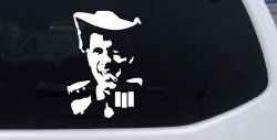 Hank III With Cigarette Car or Truck Window Decal Sticker