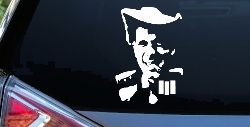 Hank III With Cigarette Car or Truck Window Decal Sticker