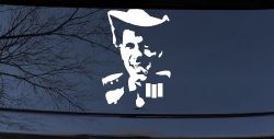 Hank III With Cigarette Car or Truck Window Decal Sticker