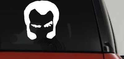 Unknown Hinson Hair And Sideburns Car or Truck Window Vinyl Decal Sticker