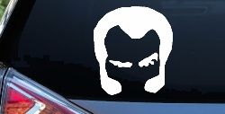 Unknown Hinson Hair And Sideburns Car or Truck Window Decal Sticker