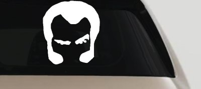Unknown Hinson Hair And Sideburns Car or Truck Window Vinyl Decal Sticker