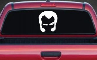 Unknown Hinson Hair And Sideburns Car or Truck Window Decal Sticker