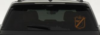 Black Sheep Shield Only Car or Truck Window Decal Sticker (Copper)