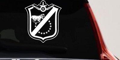 Black Sheep Shield Only Car or Truck Window Vinyl Decal Sticker