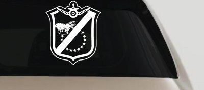Black Sheep Shield Only Car or Truck Window Vinyl Decal Sticker