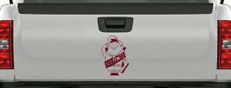 Russell From Up Car or Truck Window Vinyl Decal Sticker (Purple Red)