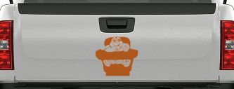 Baby Sinclair Dinosaurs High Chair Car or Truck Window Decal Sticker (Nut Brown)