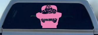Baby Sinclair Dinosaurs High Chair Car or Truck Window Decal Sticker (Pink)