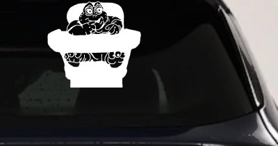 Baby Sinclair Dinosaurs High Chair Car or Truck Window Vinyl Decal Sticker