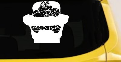 Baby Sinclair Dinosaurs High Chair Car or Truck Window Vinyl Decal Sticker