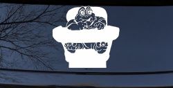 Baby Sinclair Dinosaurs High Chair Car or Truck Window Decal Sticker