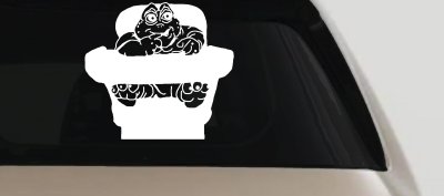 Baby Sinclair Dinosaurs High Chair Car or Truck Window Vinyl Decal Sticker
