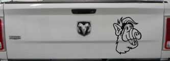 Alf Car or Truck Window Decal Sticker (Black)