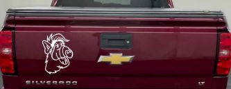 Alf Car or Truck Window Decal Sticker (White)