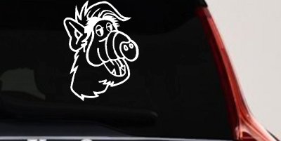 Alf Car or Truck Window Vinyl Decal Sticker