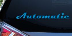 Automatic Car or Truck Window Decal Sticker (Blue)