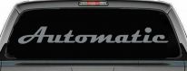 Automatic Car or Truck Window Decal Sticker (Telegrey)