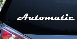 Automatic Car or Truck Window Decal Sticker
