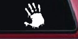 Paint Mud Hand Wave Special Orders Car or Truck Window Decal Sticker