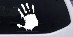 Paint Mud Hand Wave Special Orders Car or Truck Window Decal Sticker