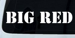 Big Red Special Orders Car or Truck Window Decal Sticker