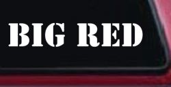 Big Red Special Orders Car or Truck Window Decal Sticker