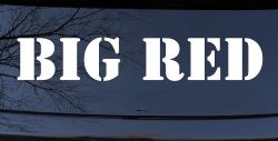 Big Red Special Orders Car or Truck Window Decal Sticker