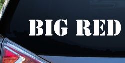 Big Red Special Orders Car or Truck Window Decal Sticker